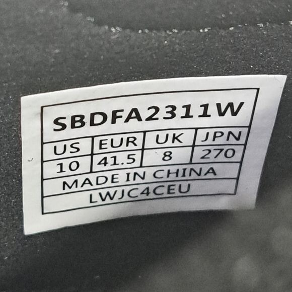 Burudani Black Knit Mary Jane Flats Women's Size 10 Comfort Slip-On Shoes Pointy - Picture 9 of 15